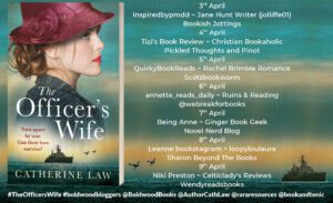 The Officer's Wife blog tour banner