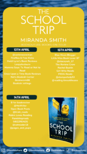 The School Trip blog tour banner