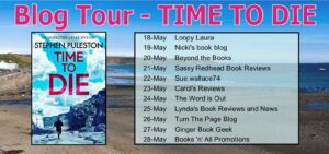 Time To Die blog tour banner