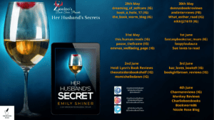 Her Husband's Secret blog tour banner