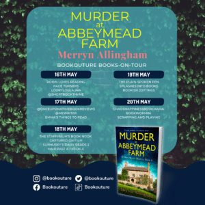 Murder at Abbeymead Farm blog tour banner