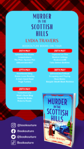 Murder in the Scottish Hills blog tour banner