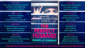 The Perfect Husband blog tour banner