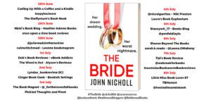 The Bride blog tour banner