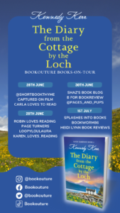 The Diary from the Cottage by the Loch blog tour banner