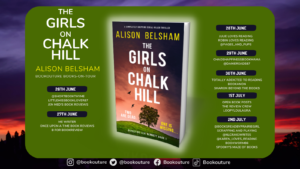 The Girls on Chalk Hill blog tour banner