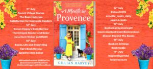 A Month in Provence blog tour banner