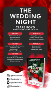 The Wedding Night blog tour banner
