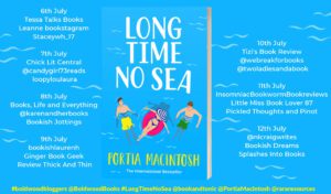 Long Time No Sea blog tour banner