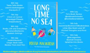 Long Time No Sea blog tour banner