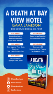 A Death at Bay View Hotel blog tour banner