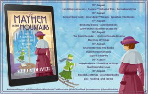 Mayhem in the Mountains blog tour banner