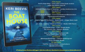 The Boat House blog tour banner