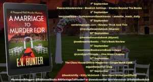 A Marriage To Murder For blog tour banner