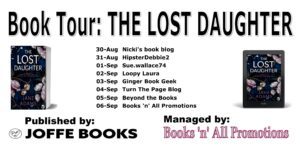 The Lost Daughter blog tour banner