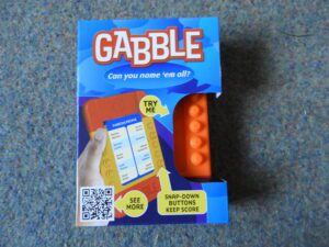 Gabble game in box