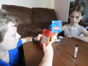 Children playing Gabble