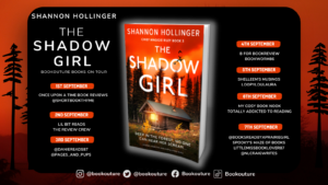 The Shadow Girl blog tour banner