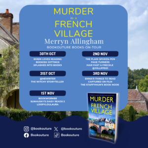 Murder in a French Village blog tour banner