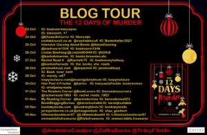 The 12 Days of Murde blog tour banner