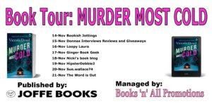 Murder Most Cold blog tour banner