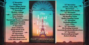 The Last Train From Paris blog tour banner