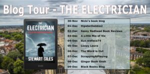 The Electrician blog tour banner