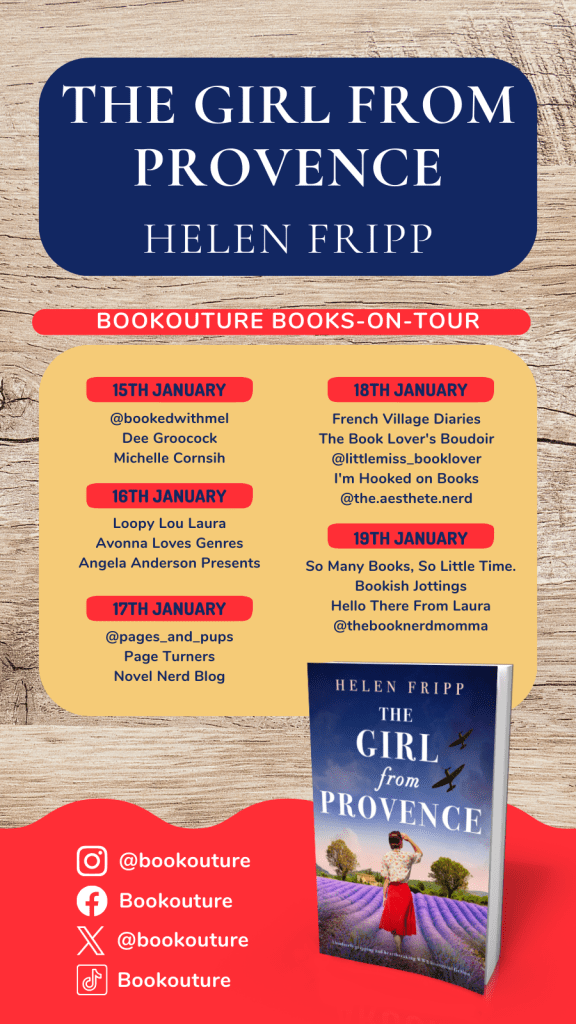 The Girl From Provence blog tour banner