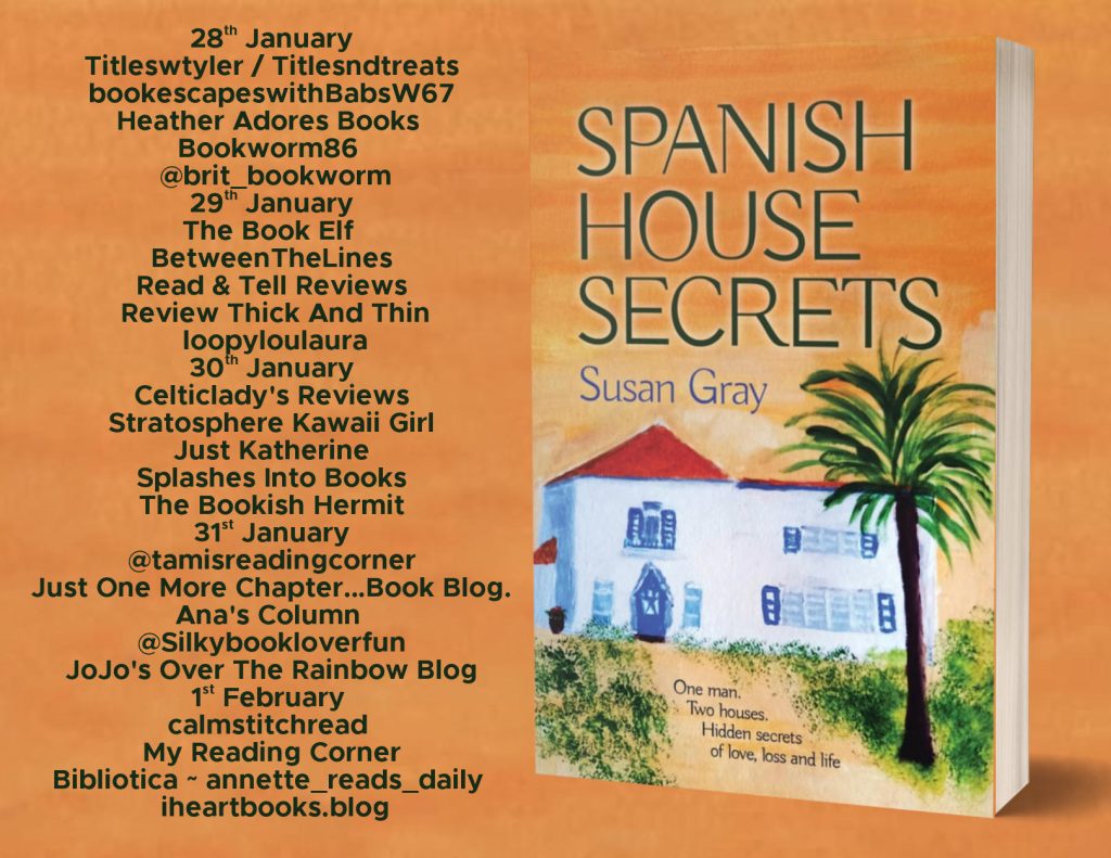 Spanish House Secrets blog tour banner