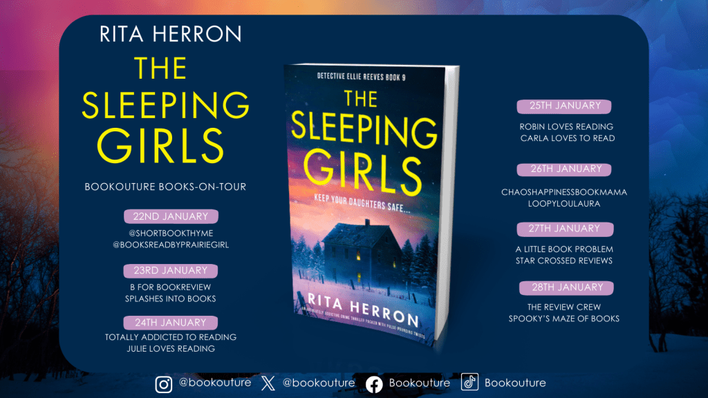 The Sleeping Girls blog tour banner