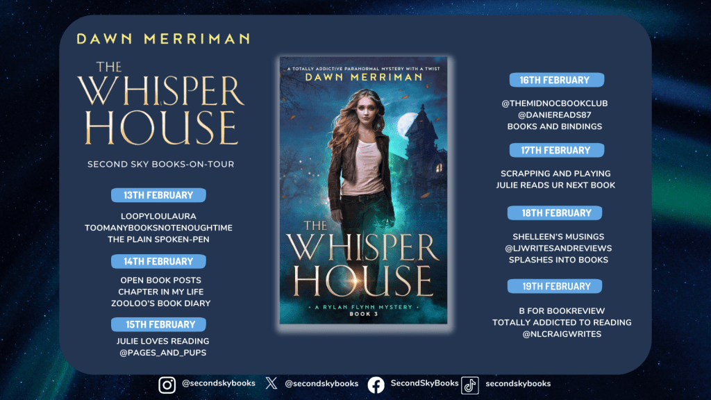 The Whisper House blog tour banner