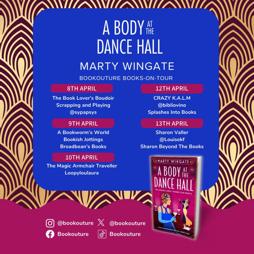 A Body at the Dance Hall blog tour banner