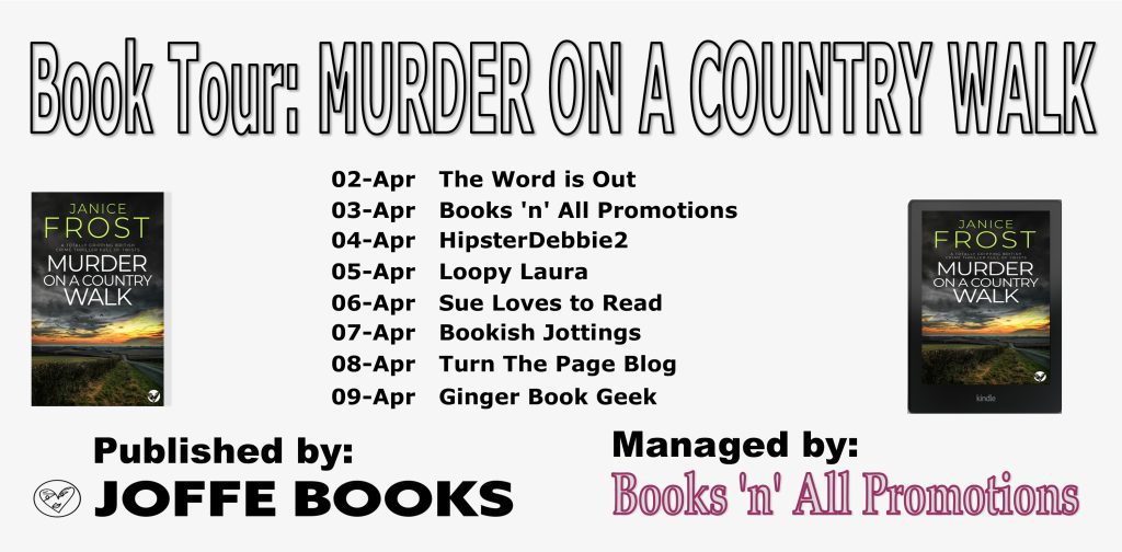 Murder on a Country Walk blog tour banner
