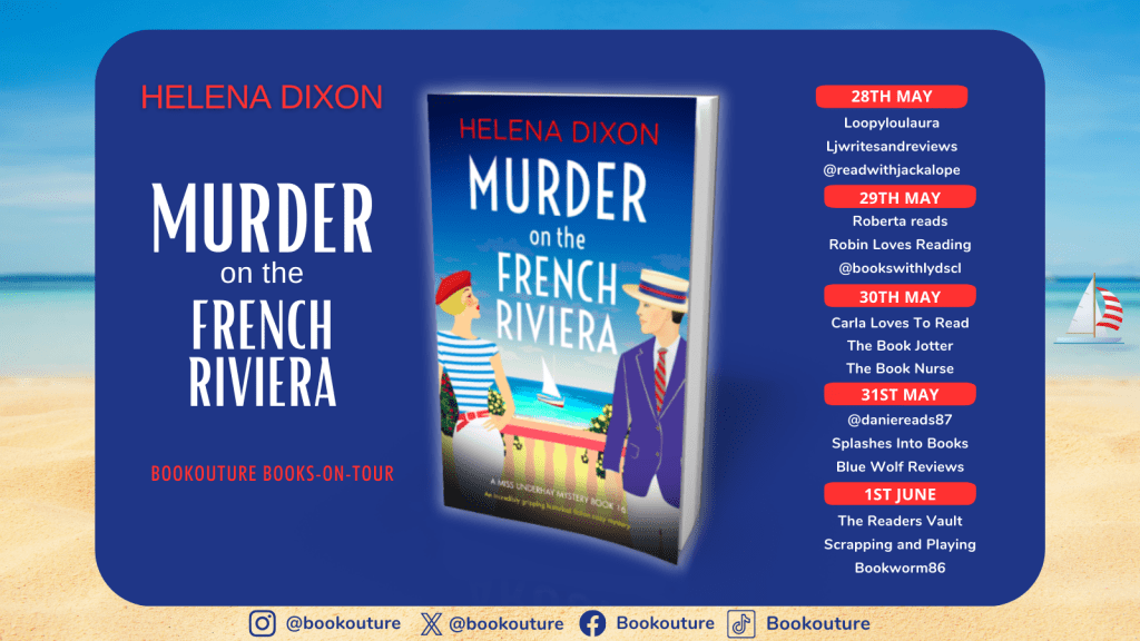 Murder on the French Riviera blog tour banner