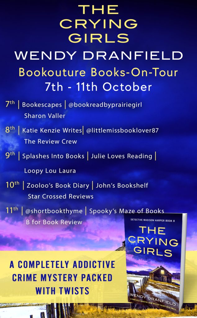 The Crying Girls blog tour banner