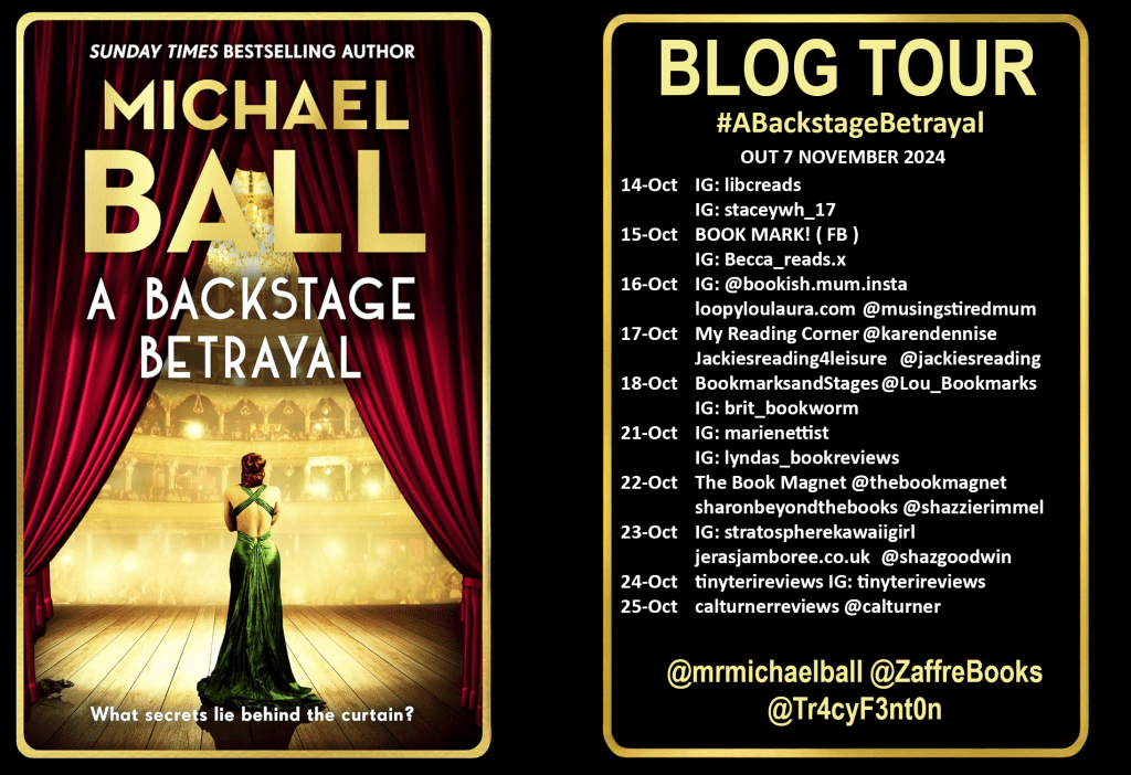 A Backstage Betrayal blog tour banner