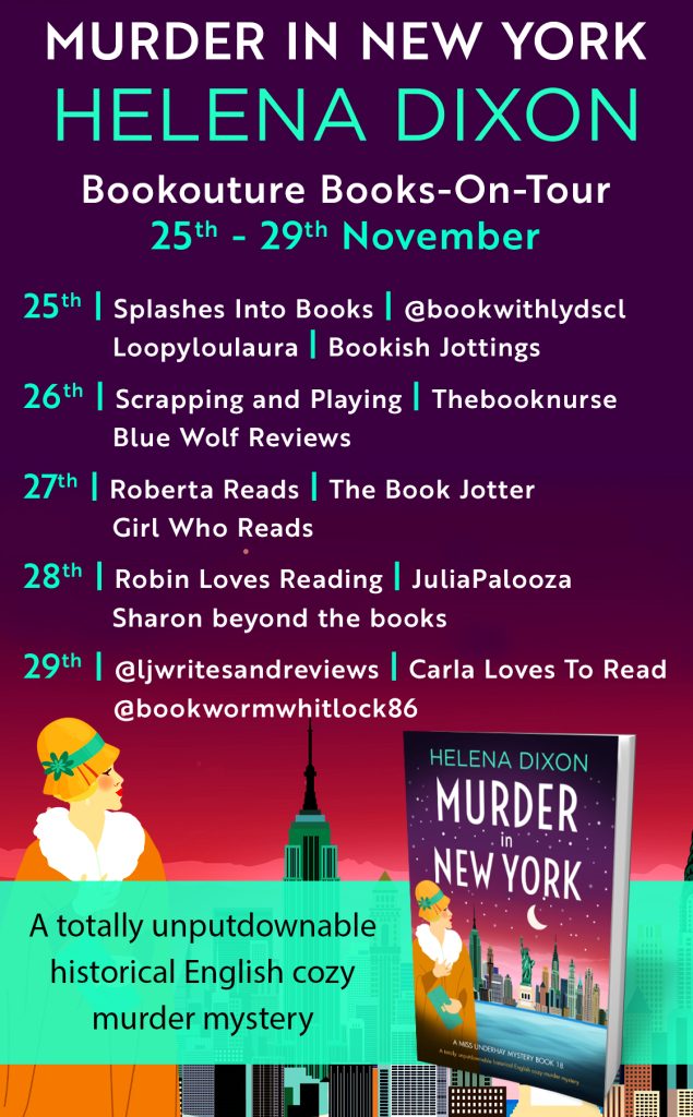 Murder in New York blog tour banner